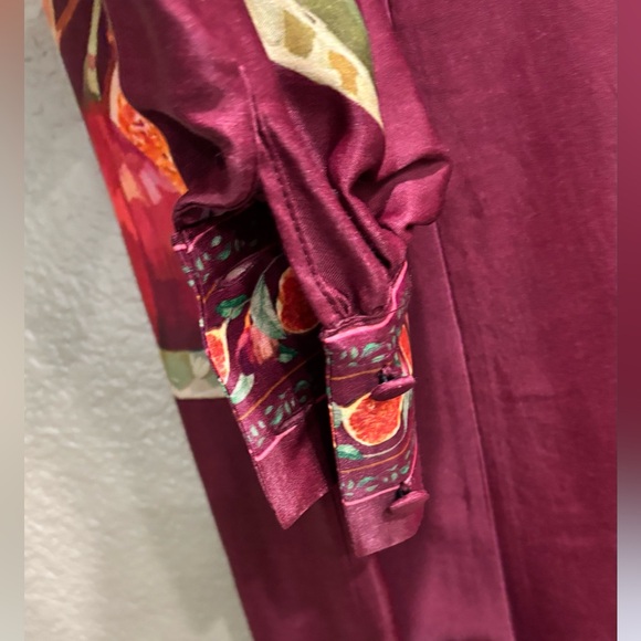 FARM RIO Floral Print Long Sleeve Dress size XXS - Picture 6 of 10